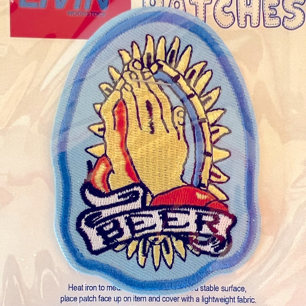 Easy Livin' Iron-On Patch with Praying Hands